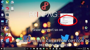HOW TO FIX NEW FOLDER NOT CREATE PROBLEM/WIN 10,8,7/2017