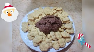 طريقه عمل بتي فور العيد فانليا وشيكولاته  How to make home cookie four