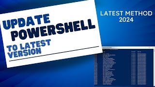 How to update PowerShell to latest version