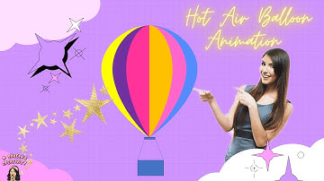 Hot Air Balloon Animation 🎈| PowerPoint Presentation | @shreyascreativity1109 #creative #animation