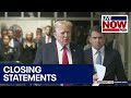 Trump comments on closing arguments in trial | LiveNOW from FOX