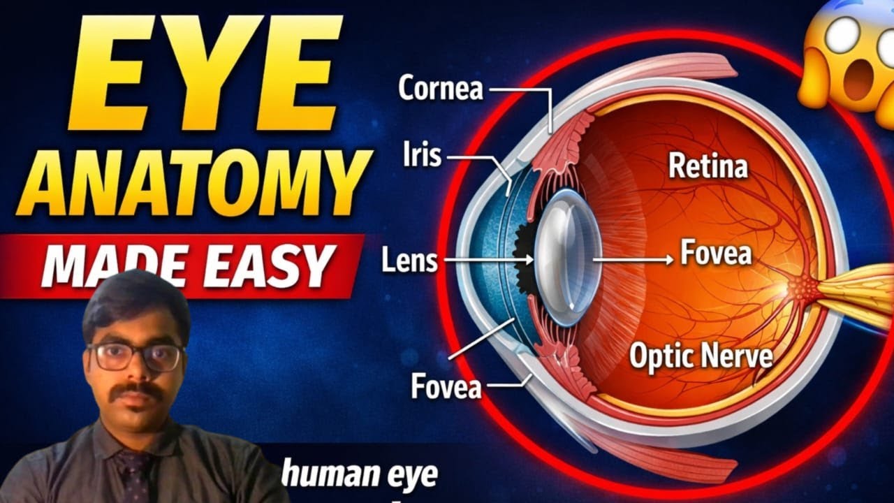 Anatomy of the Eye | Simple Explanation for Beginners