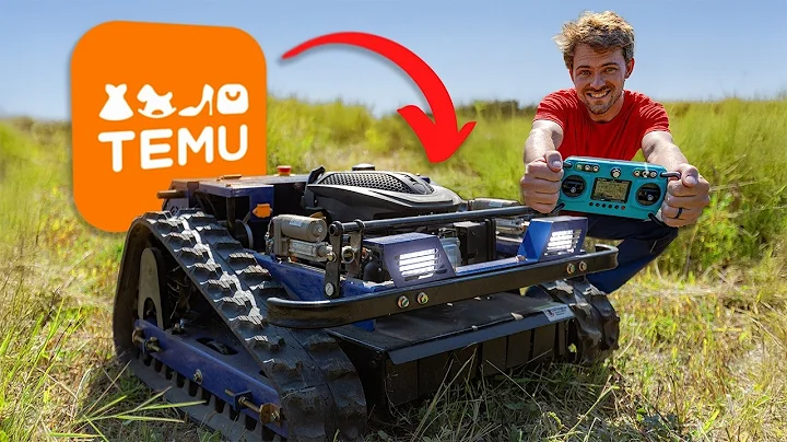 I Bought the Most Expensive RC Mower on TEMU!