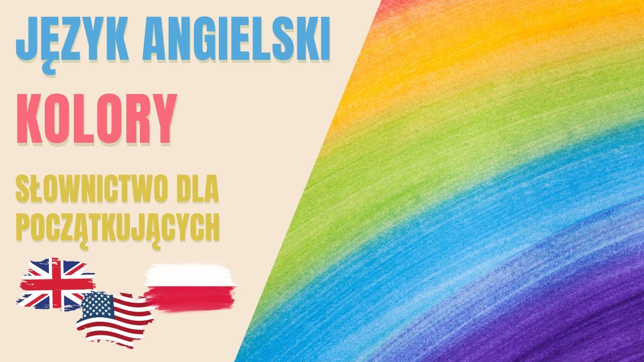 🟢 Nauka języka angielskiego - Kolory - Kurs online dla początkujących