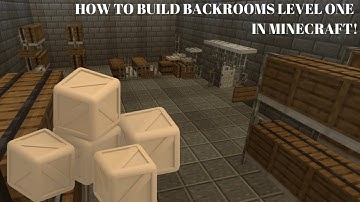 How to build the back rooms level 1