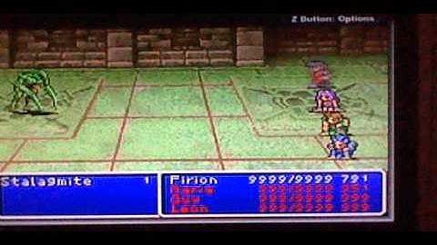 Final Fantasy II Dawn of Souls. Easy weapon skills trick