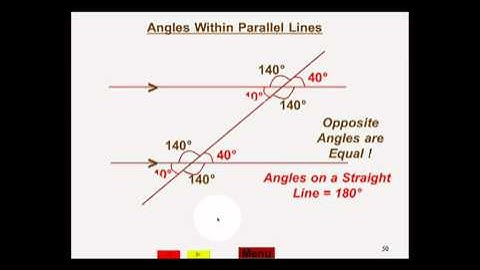 angles within parallel lines QuickTime H 264