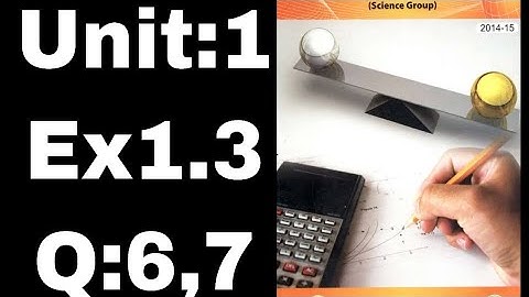 Grade 9 Math| Matrices| Unit:1 Ex:1.3 (Q:6,7)|