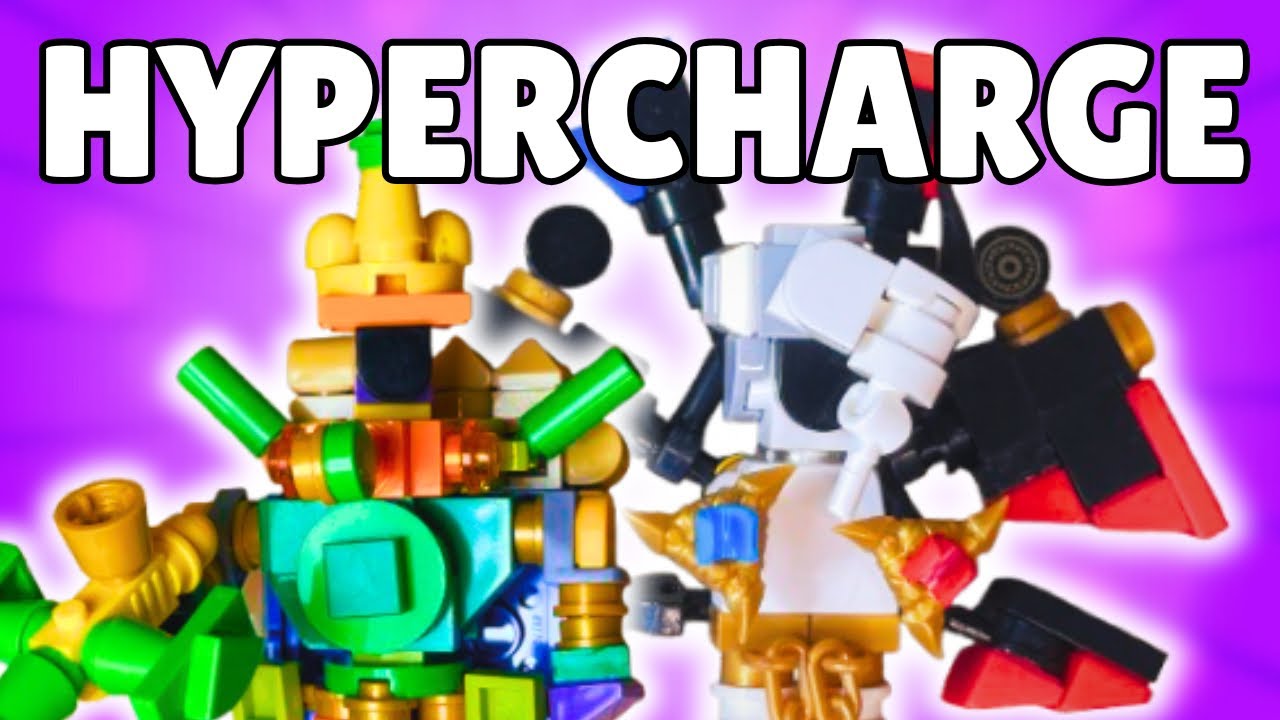 How to make the HYPERCHARGE SKINS in LEGO!! [Brawl Stars] - YouTube