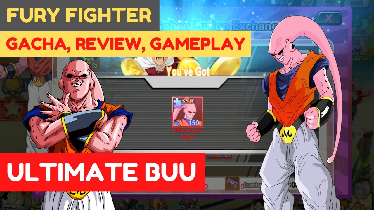 GACHA, REVIEW & GAMEPLAY ULTIMATE BUU GOHAN FUSION | FURY FIGHTER/FIGHTING TOGETHER ONWARD