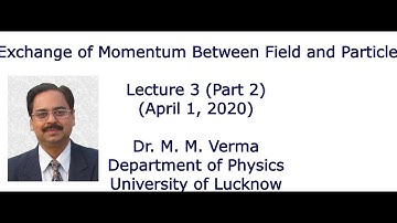Classical Electrodynamics- Lecture3(part2) by Prof. MM Verma, Physics Department, Lucknow University