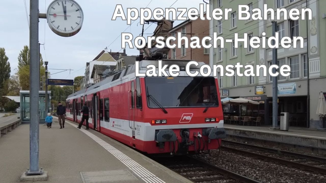 Switzerland Train Guide - Rorschach - Heiden - Appenzeller Bahnen - mountain railway
