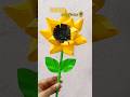 How to make paper sunflower🌻#sunflower #papercraft #paperflower #tutorial #viralshort