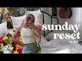 sunday reset day in my life: summer break & getting my life together 💐♍