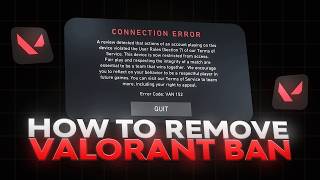 Valorant Spoofer FULL GUIDE - How To Remove VAN152 Error & Get UNBANNED! (NO PC RESET)