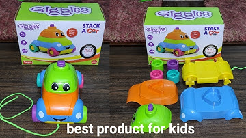 Giggles Funskool stack a car unboxing | funskool stack a car review after 2 month of use | firstcry