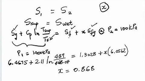 Dryness Fraction of Steam, Using Mollier Diagram & Steam Tables Thermodynamics Exam Tips & Guide