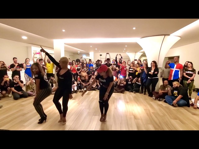 Desiree X La Alemana X Bianca Bachata Footwork class=