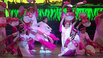 Lễ tổng kết năm học 2018-2019 của trường tiểu học Lê Ngọc Hân: Múa TINH HOA VIỆT