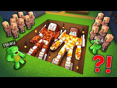 Minecraft: Mikey Family Found Elemental Transformer JJ Family (Maizen) thumbnail