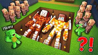 Minecraft: Mikey Family Found Elemental Transformer JJ Fa...