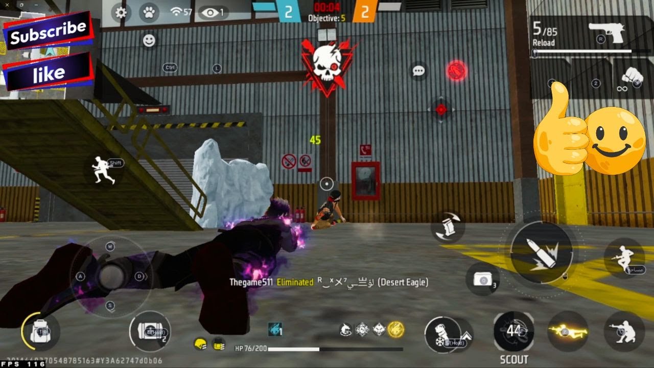 Aggressive Combat Full Gameplay | Garena Free Fire