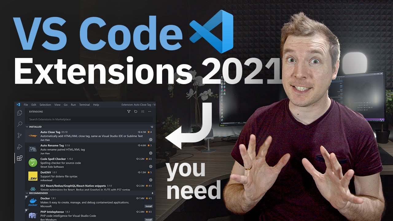 ⁣VS Code Extensions you absolutely need in 2021