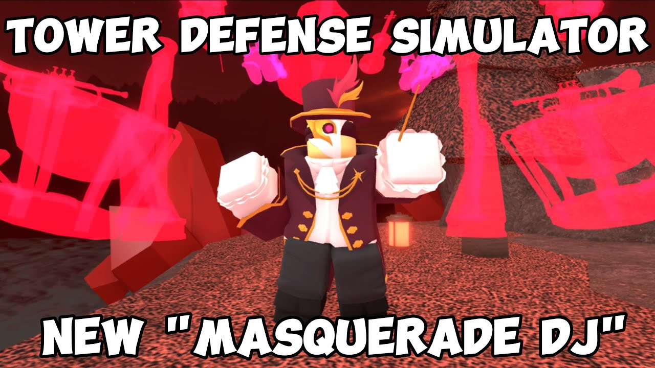 ОБЗОР СКИНА НА ДИДЖЕЯ ''MASQUERADE DJ'' Tower Defense Simulator Roblox
