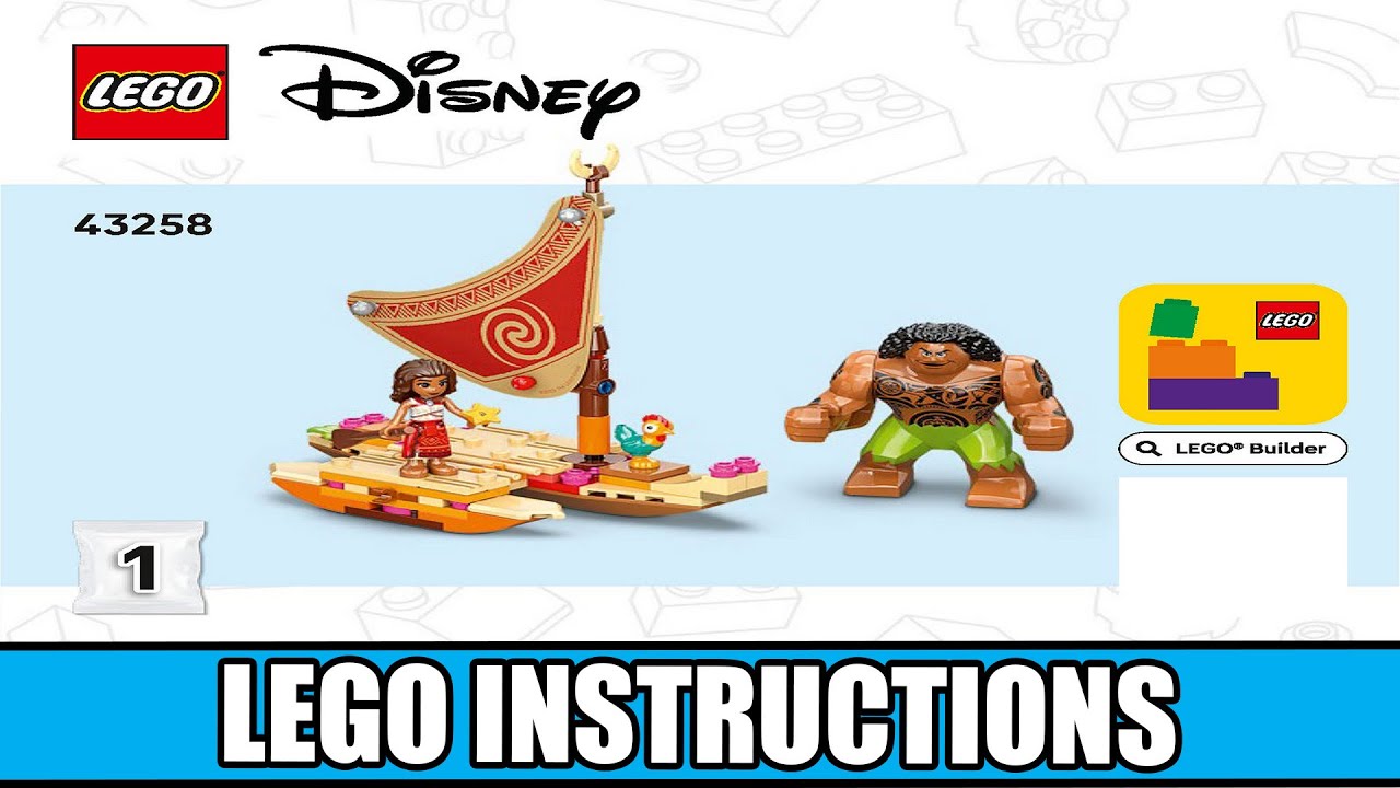 LEGO Instructions - Moana 2 - Kakamora Barge - Disney LEGO instructions