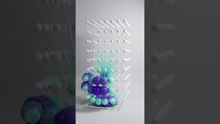Demo of abstract scene made in Blender v3.4