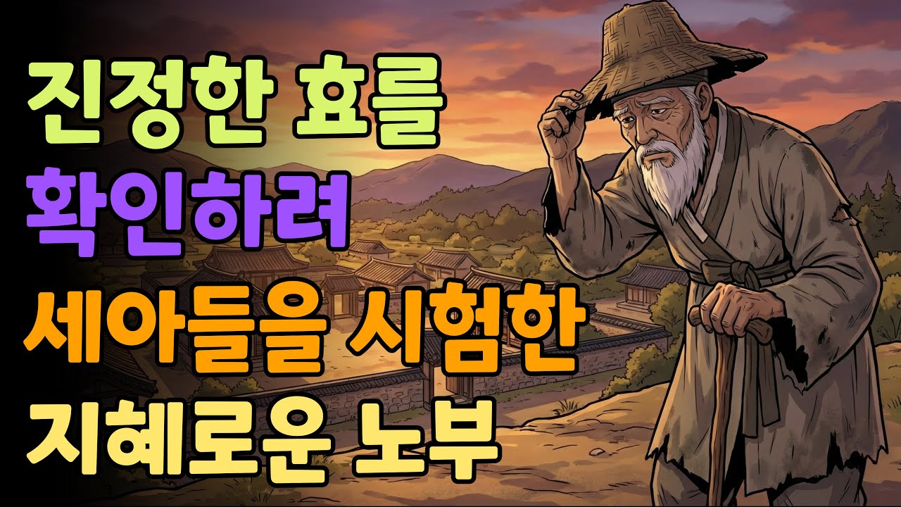 [조선야담소] 진정한 효를 확인하려 세아들을 시험한 지혜로운 노부 야담ㅣ민담ㅣ설화ㅣ전설ㅣ조선야담ㅣ옛날이야기ㅣ오디오북ㅣ수면ㅣ잠잘때ㅣ권성징악ㅣ효도