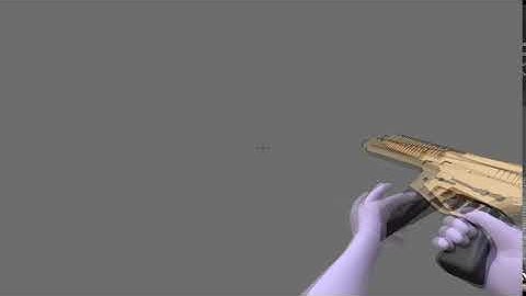 My First Gun Animation In Blender.