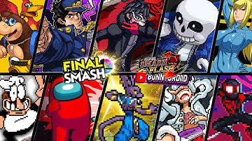 SSF2 MODS: (ALL FINAL SMASHES) - Super Smash Flash 2 "Not Link"