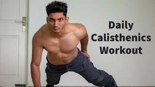 My Daily Calisthenics Workout Routine &amp; Muscleblaze Biozyme Protein
