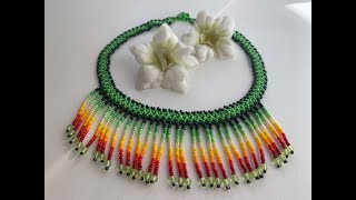 видео: Как плести колье из бисера.Простая техника для начинающих. DIY/TUTORIAL necklase Чокер  картинка: Как плести колье из бисера.Простая техника для начинающих. DIY/TUTORIAL necklase Чокер