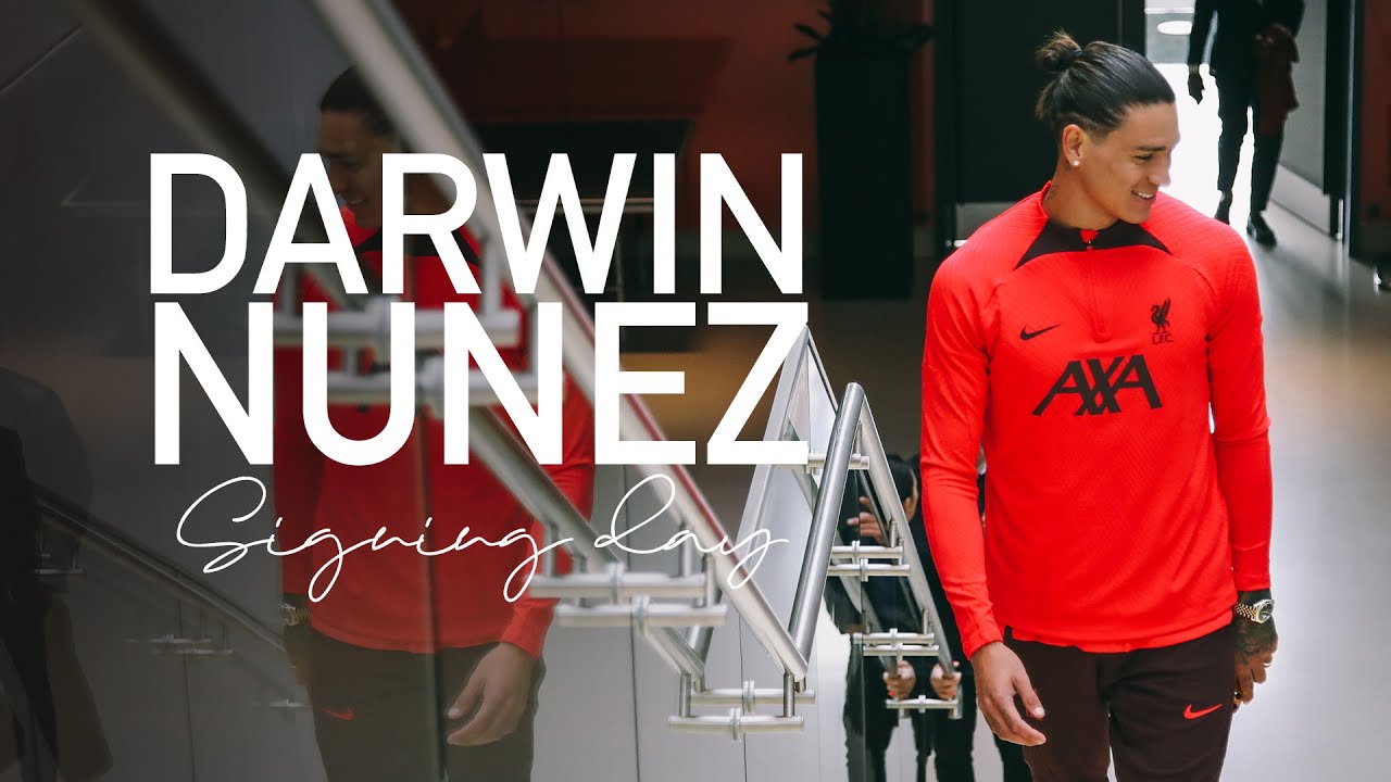 Darwin Nunez media day vlog - Behind the scenes at the AXA Training Centre