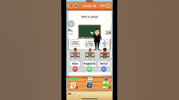 Who is lying? Braindom Riddle level 61. Braindom 2: Brain Teaser Games#braindomriddles