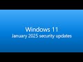 How to fix external camera not working after January 2025 Security updates in Windows 11