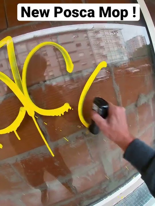 Graffiti tagging and bombing with new posca mop graffiti art drakos