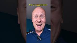 Zero percent promotion on credit cards. #creditcard #creditcards #financialeducation