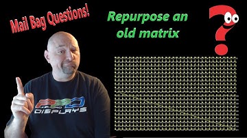 New Use for an Old Matrix - xLights Custom Model Setup