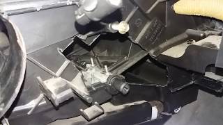 Renault Laguna 2- remove and repair flap mixer from heater box  without dushboard removing