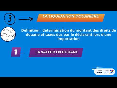 La liquidation douanière