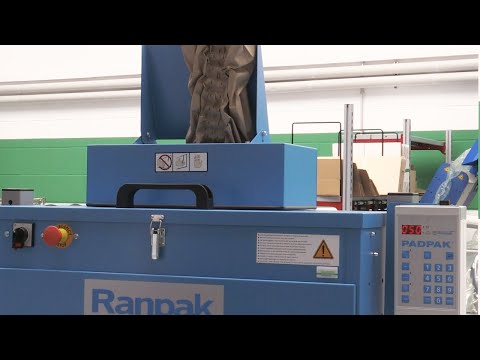 PadPak Senior Papierpolstermaschine von Ranpak - inkl. Beladevorgang | Grasshoff Verpackungssysteme