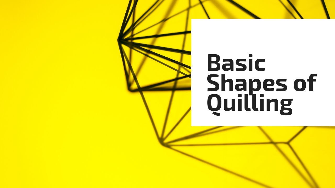 How to Create Basic Shapes of Paper Quilling ! (In Hindi) YouTube