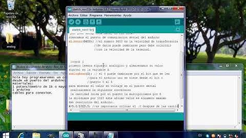 puerto analógico arduino
