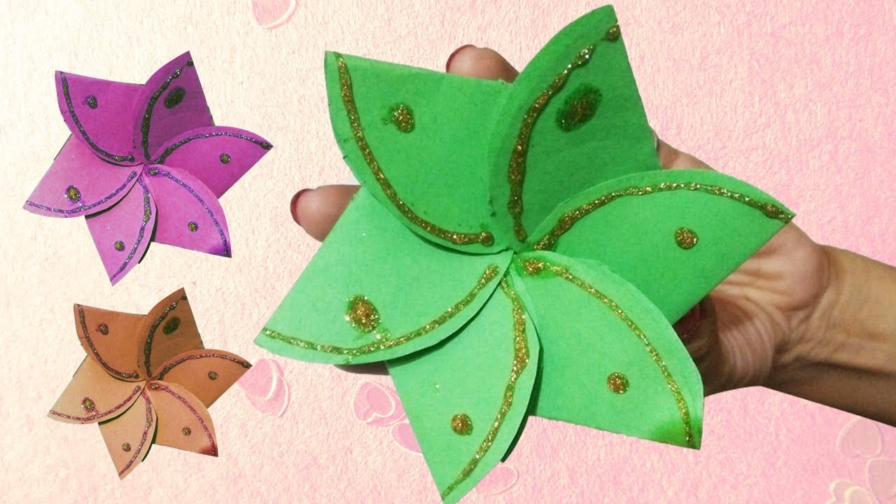 flower envelope card make at home diy youtube