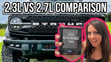 Ford Performance Calibration Bronco Battle: 2.3L vs. 2.7L | Shocking Draggy Results - Tips & Tricks