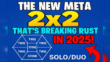 I SURVIVED +98 ROCKETS!The Ultimate UNBREAKABLE 2x2 Base Design Rust Solo/Duo#BaseDesign #RustBase