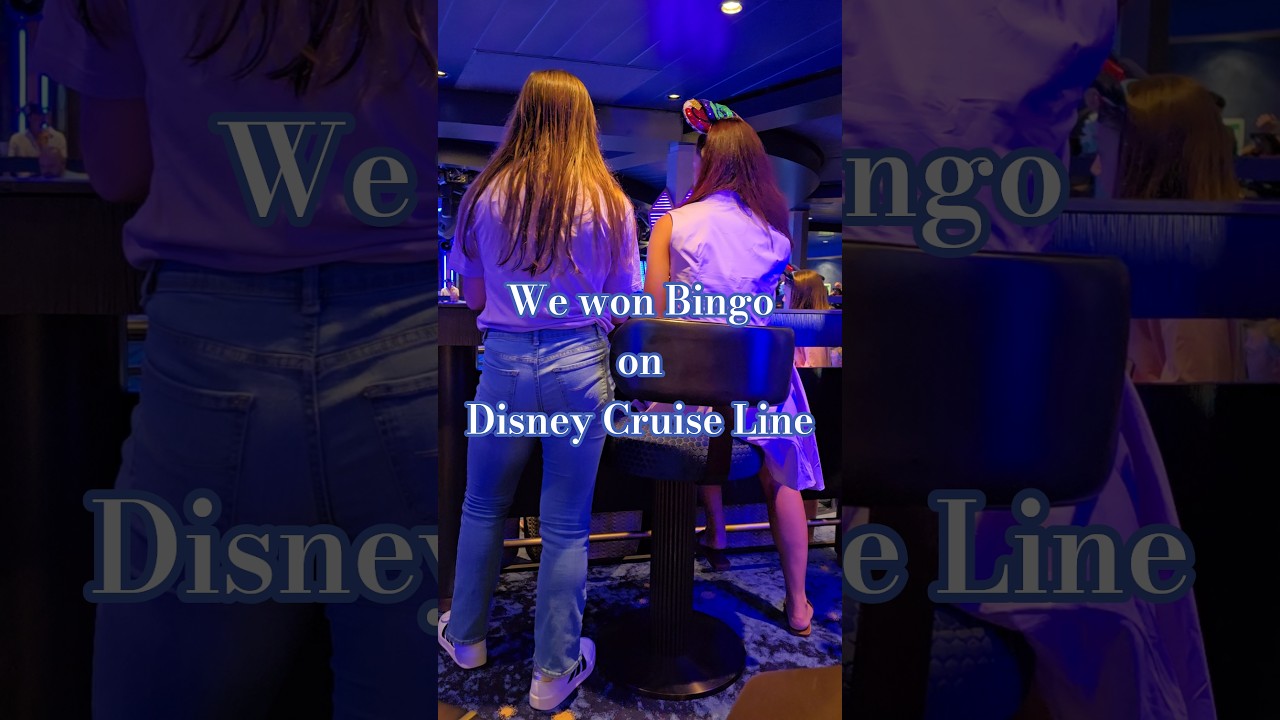 It only took 11 cruises. 🤣 #disneycruise #bingo